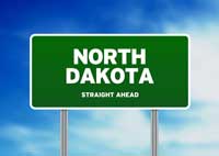 North Dakota Highway Sign