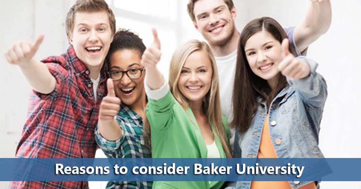 students happy about Baker University Kansas