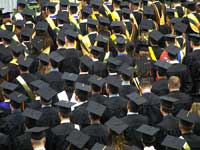 College graduates representing college graduation rates