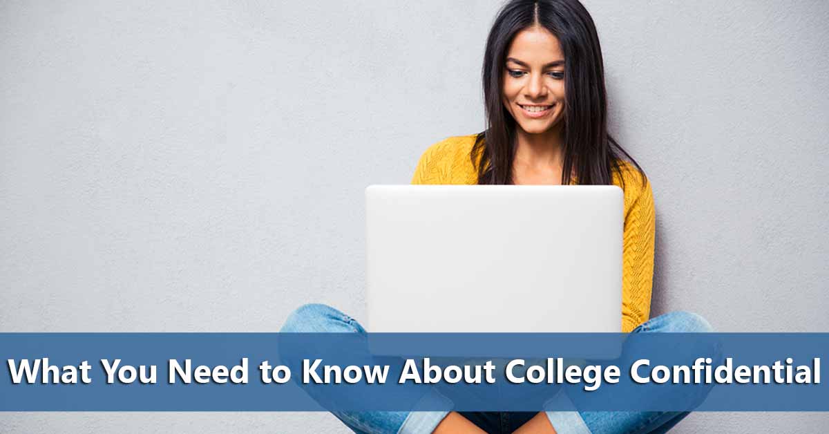 Student at computer representing what you need to know about college confidential