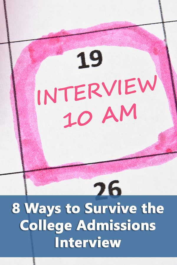 8 Tips to Survive the College Admissions Interview