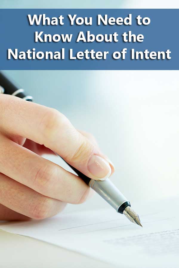 5 Ways to Get Smart About the National Letter of Intent