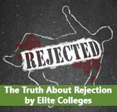 body outline representing rejection by elite colleges