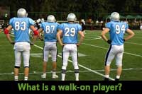 Football players asking What is a preferred walk-on player