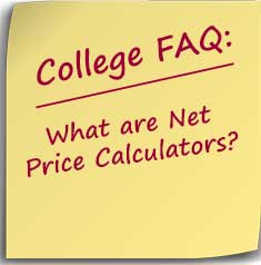 Postit note asking What are Net Price Calculators?