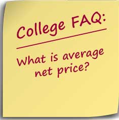 postit note asking what is average net price