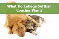 picture of pets because some college softball coaches want to know your pets