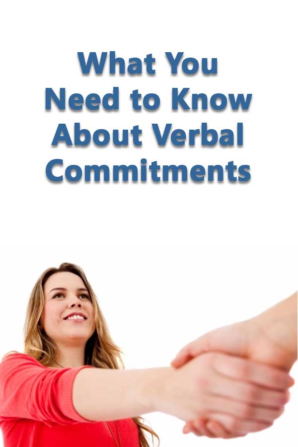 What You Need to Know About Verbal Commitments