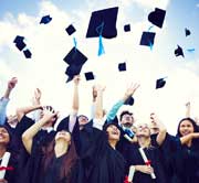 graduating students representing colleges with highest graduation rates by state
