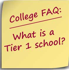 Postit FAQ-What is a Tier 1 school? 