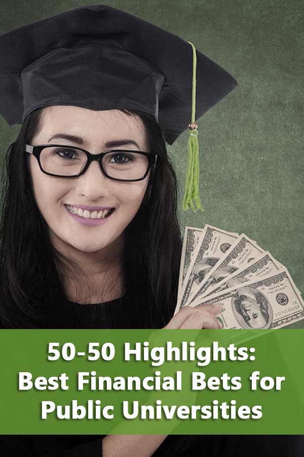 50-50 Highlights: 89 Best Bets for Affordable Public Universities