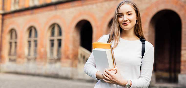 female college student representing colleges where applying early makes the biggest difference
