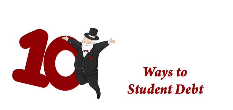 Day 10: Ten ways to contribute to student debt.