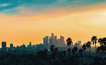 Los Angeles skyline representing colleges in Los Angeles