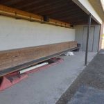 Empty baseball dugout representing D2 Baseball colleges