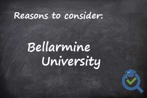 Chalkboard with Bellarmine University written on it