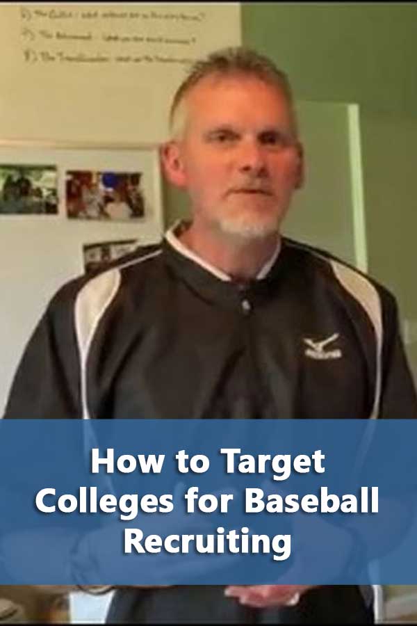 Recruiting Baseball Tips: How to Target Colleges