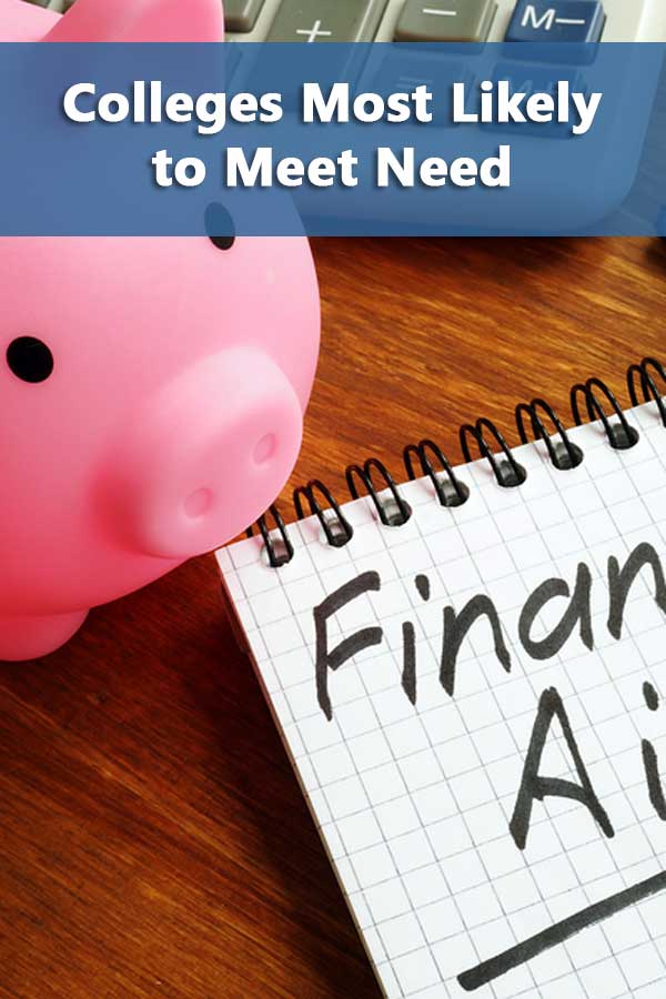 Colleges Most Likely to Meet Financial Need List