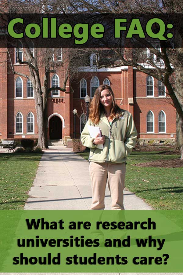 FAQ: What are research universities and why should students care?