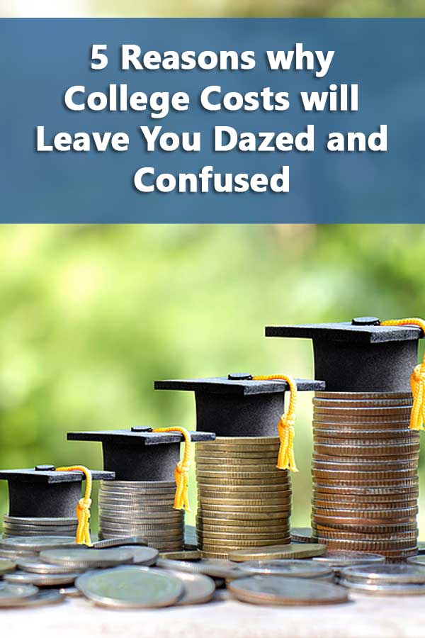 5 Reasons why College Costs will Leave you Dazed and Confused