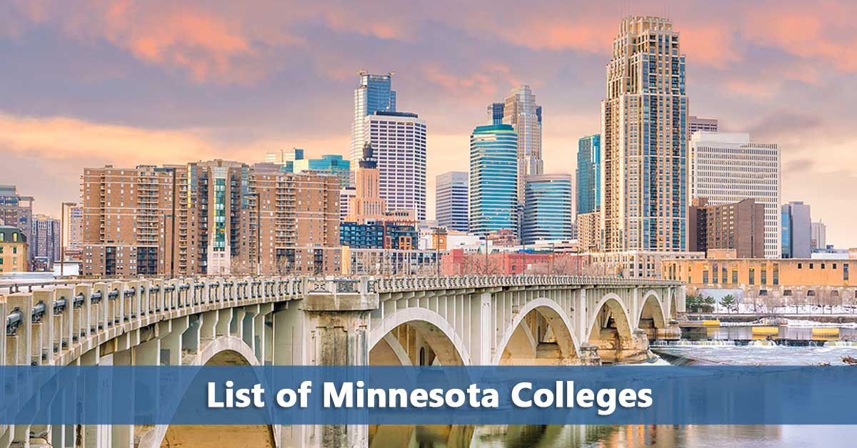 view of Minneapolis representing list of Minnesota colleges