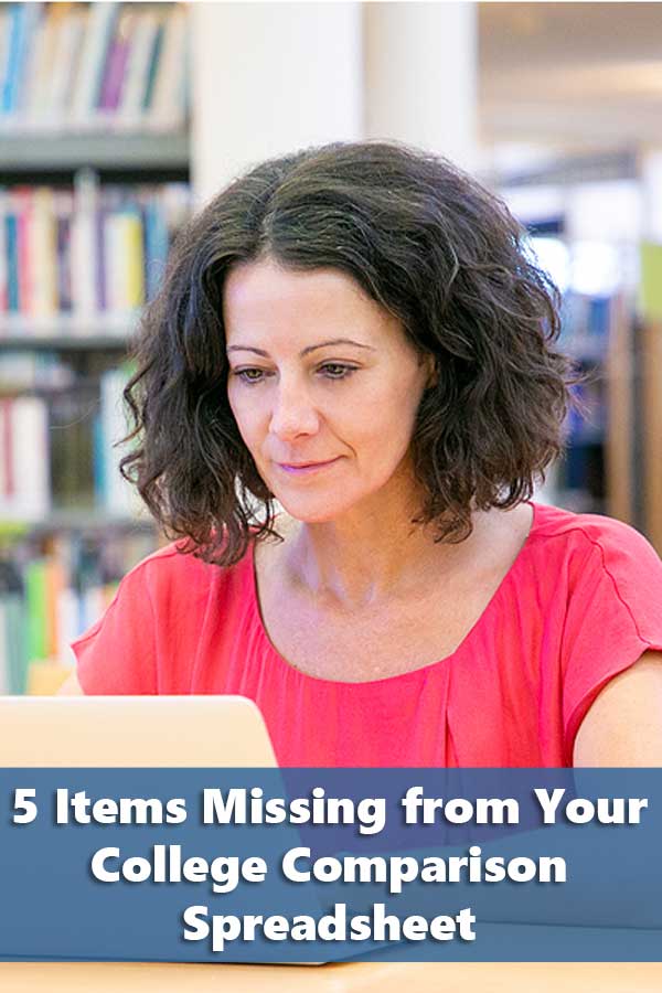 5 Crucial Items Missing from Your College Comparison Spreadsheet