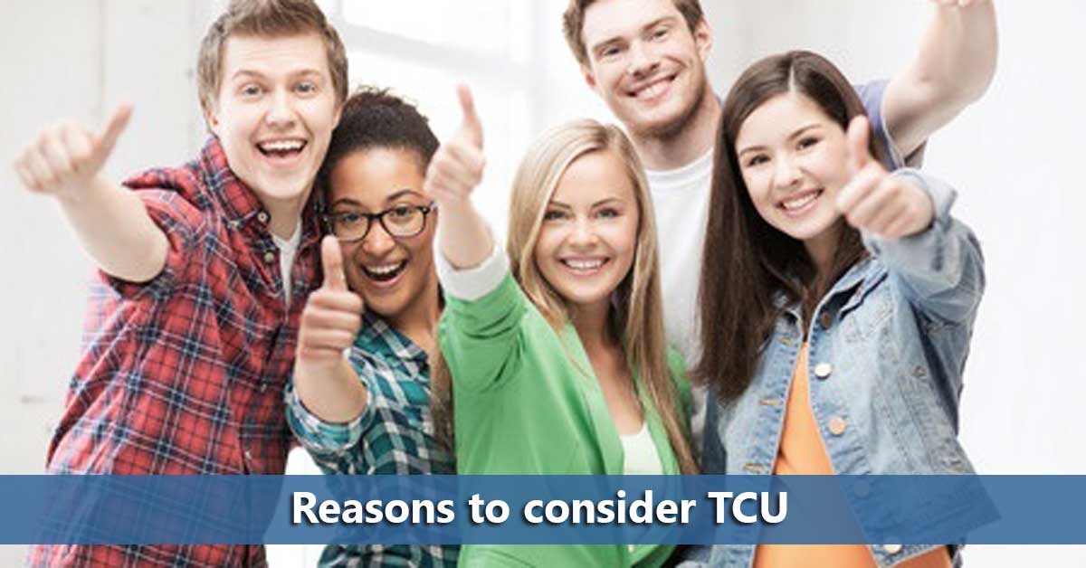 Students happy about Texas Christian University (TCU)