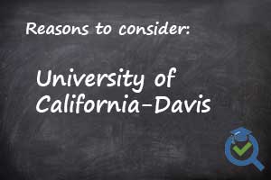 Chalkboard with University of California-Davis